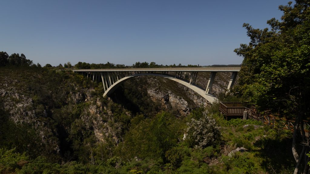 Stroms bridge bekende brug op Garden Route